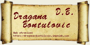 Dragana Bontulović vizit kartica